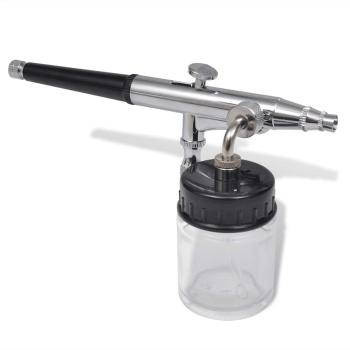 Airbrush-Set mit Glasbehälter 0,2 / 0,3 / 0,5 mm Düsen