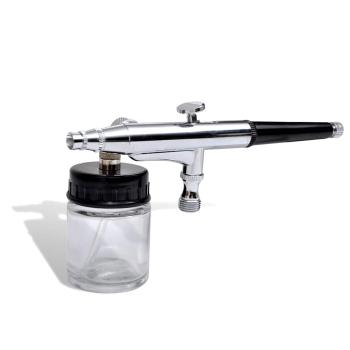Airbrush-Set mit Glasbehälter 0,2 / 0,3 / 0,5 mm Düsen