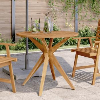 ARDEBO.de - Gartentisch Rund Ø85x75 cm Massivholz Akazie