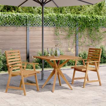 ARDEBO.de - 3-tlg. Garten-Essgruppe Massivholz Akazie