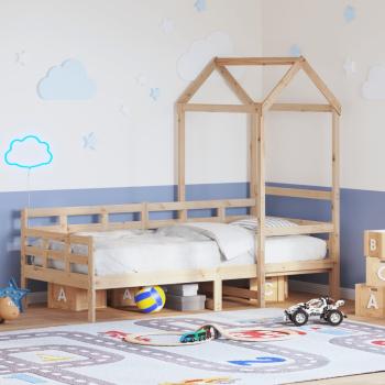ARDEBO.de - Tagesbett mit Dach 80x200 cm Massivholz Kiefer