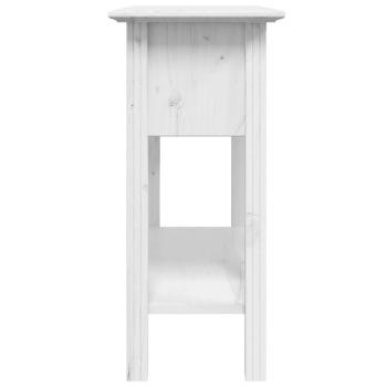Konsolentisch BODO Weiß 91x35x74 cm Massivholz Kiefer