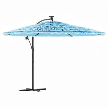 Sonnenschirm mit Stahlmast Blau 269x269x235 cm