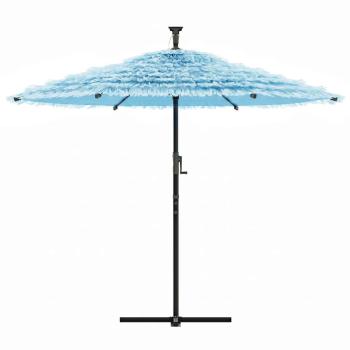Sonnenschirm mit Stahlmast Blau 269x269x235 cm
