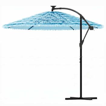 Sonnenschirm mit Stahlmast Blau 269x269x235 cm