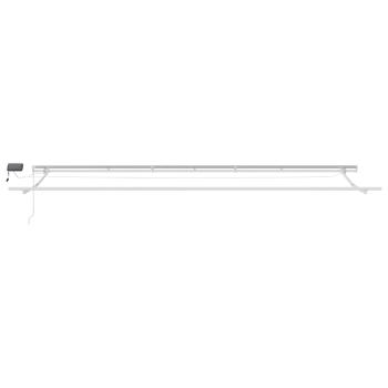 Markise Manuell mit LED Braun 600x300 cm