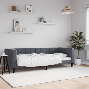 ARDEBO.de - Tagesbett Dunkelgrau 80x200 cm Samt