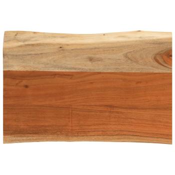 ARDEBO.de - Tischplatte 70x40x3,8 cm Rechteckig Massivholz Akazie Baumkante