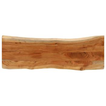 ARDEBO.de - Tischplatte 120x40x3,8cm Rechteckig Massivholz Akazie Baumkante