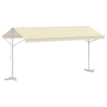 Freistehende Markise 500x300 cm Creme