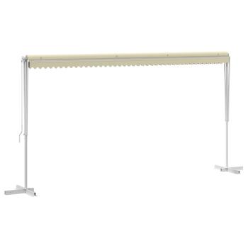 Freistehende Markise 500x300 cm Creme