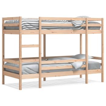 Etagenbett ohne Matratze 90x190 cm Massivholz Kiefer