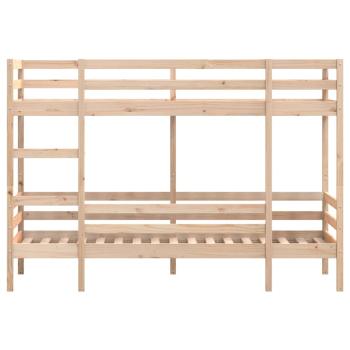 Etagenbett ohne Matratze 90x190 cm Massivholz Kiefer