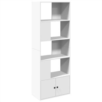 B?cherregal Wei? 70x36x189 cm Holzwerkstoff
