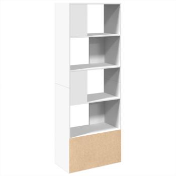 B?cherregal Wei? 70x36x189 cm Holzwerkstoff