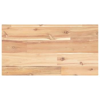 Schweberegal 60x20x2 cm Massivholz Akazie Unbehandelt