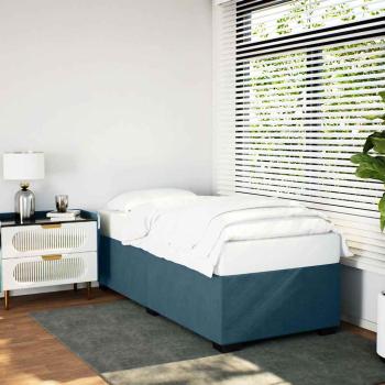ARDEBO.de - Bettgestell Blau 80x200 cm Samt