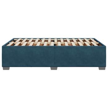 Bettgestell Blau 120x190 cm Samt