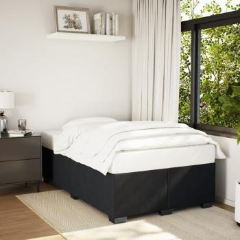 ARDEBO.de - Bettgestell ohne Matratze Schwarz 120x190 cm Samt