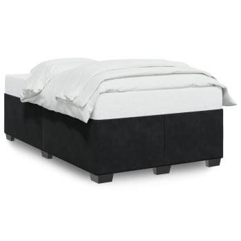Bettgestell ohne Matratze Schwarz 120x190 cm Samt