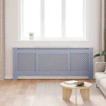 MDF Heizkörperverkleidung Grau 205 cm