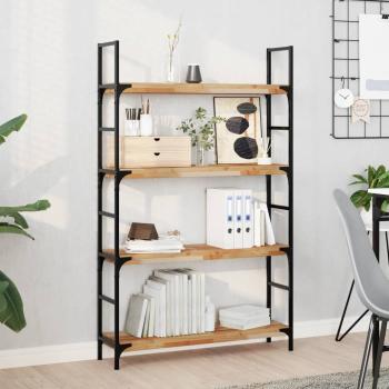 ARDEBO.de - Schweberegale 2 Stk. 80x20x4 cm Massivholz Akazie Ölbehandelt