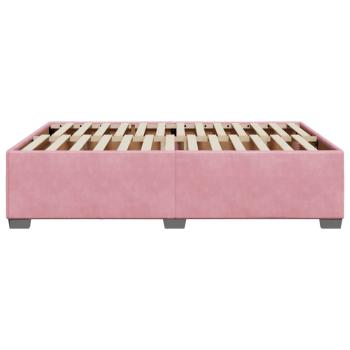 Bettgestell Rosa 140x200 cm Samt