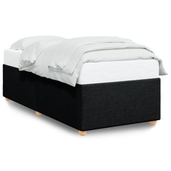 Bettgestell ohne Matratze Schwarz 90x190 cm Stoff