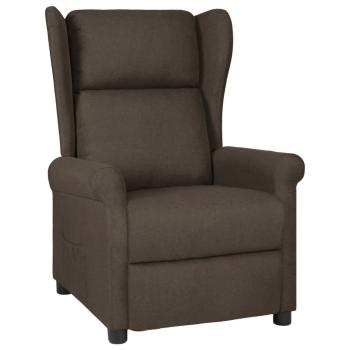 ARDEBO.de - Relaxsessel Dunkelbraun Stoff