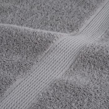 Premium Gästetücher SOLUND 2 Stk. Grau 30x50 cm 600 g/m²