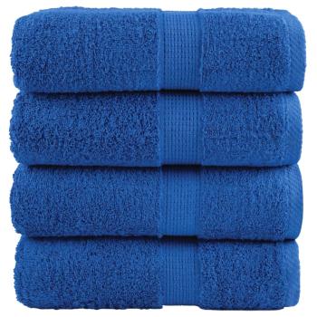 ARDEBO.de - Premium Gästetücher SOLUND 4 Stk. Blau 30x50 cm 600 g/m²
