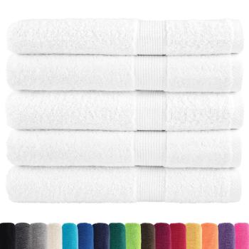 Premium Handtücher SOLUND 50 Stk. Weiß 100x200 cm 600 g/m²
