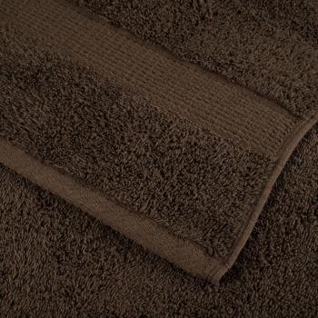 Premium Handtücher SOLUND 10 Stk. Braun 100x200 cm 600 g/m²