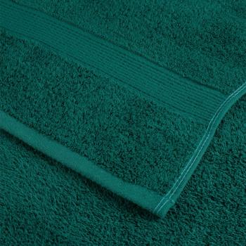 Premium-Saunatücher SOLUND 10 Stk. Grün 80x200 cm 600 g/m²