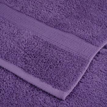 Premium Badetücher SOLUND 10 Stk. Lila 100x150 cm 600 g/m²
