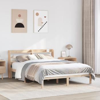 ARDEBO.de - Massivholzbett ohne Matratze 150x200 cm Kiefernholz