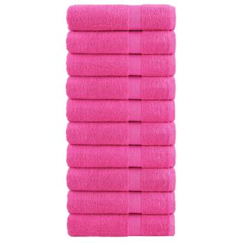 Premium Badetücher SOLUND 10 Stk. Rosa 100x150 cm 600 g/m²