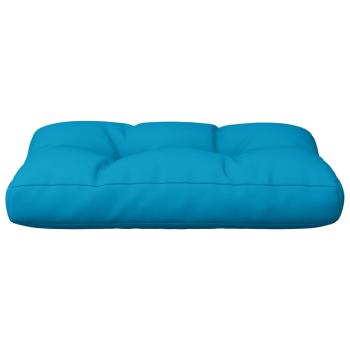 Palettenkissen Hellblau 60x40x12 cm Stoff