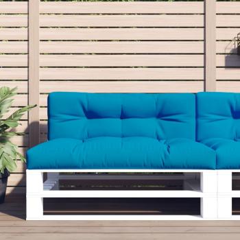 ARDEBO.de - Palettenkissen Hellblau 120x40x12 cm Stoff