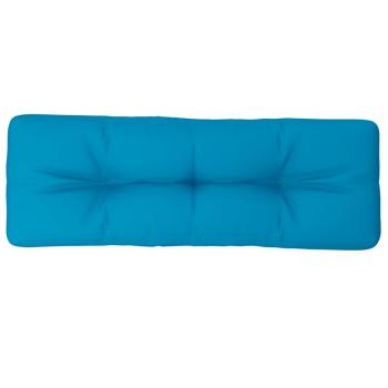 Palettenkissen Hellblau 120x40x12 cm Stoff