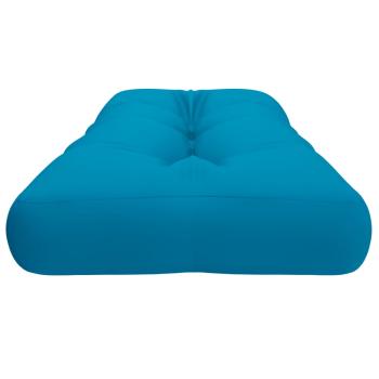 Palettenkissen Hellblau 120x40x12 cm Stoff