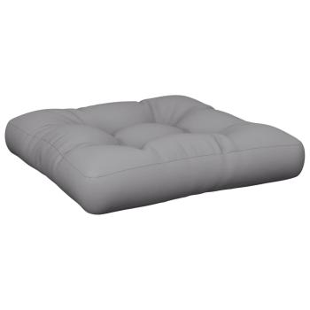 Palettenkissen Grau 50x50x12 cm Stoff