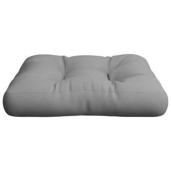 Palettenkissen Grau 50x50x12 cm Stoff