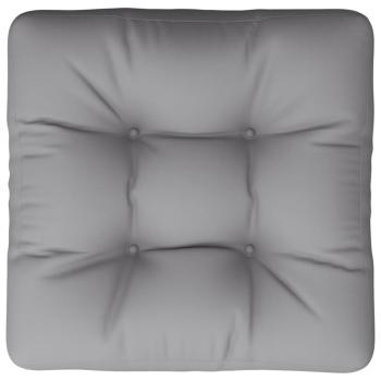 Palettenkissen Grau 50x50x12 cm Stoff