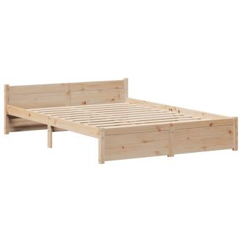 Bettgestell mit Kopfteil ohne Matratze 120x200 cm