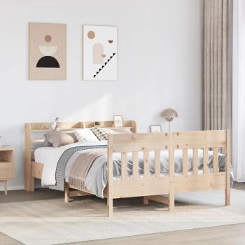 ARDEBO.de - Massivholzbett ohne Matratze 150x200 cm Kiefernholz