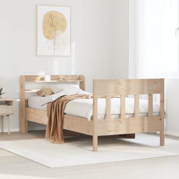 ARDEBO.de - Massivholzbett ohne Matratze 90x200 Kiefernholz