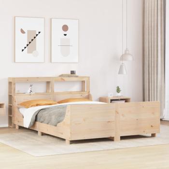 ARDEBO.de - Massivholzbett ohne Matratze 140x190 cm Kiefernholz