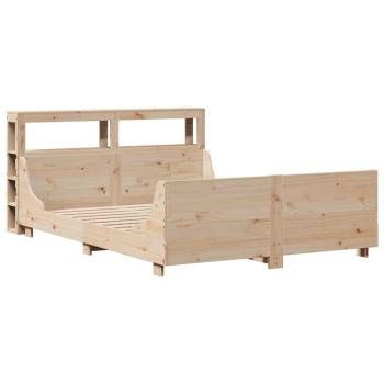 Massivholzbett ohne Matratze 140x190 cm Kiefernholz