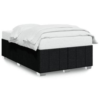 Bettgestell ohne Matratze Schwarz 120x190 cm Stoff